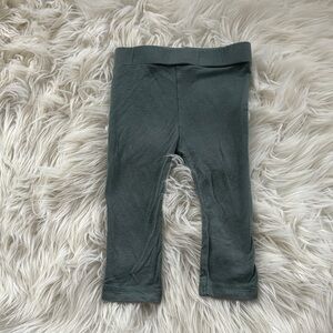 Kids Green Leggings - Kate Quinn bamboo